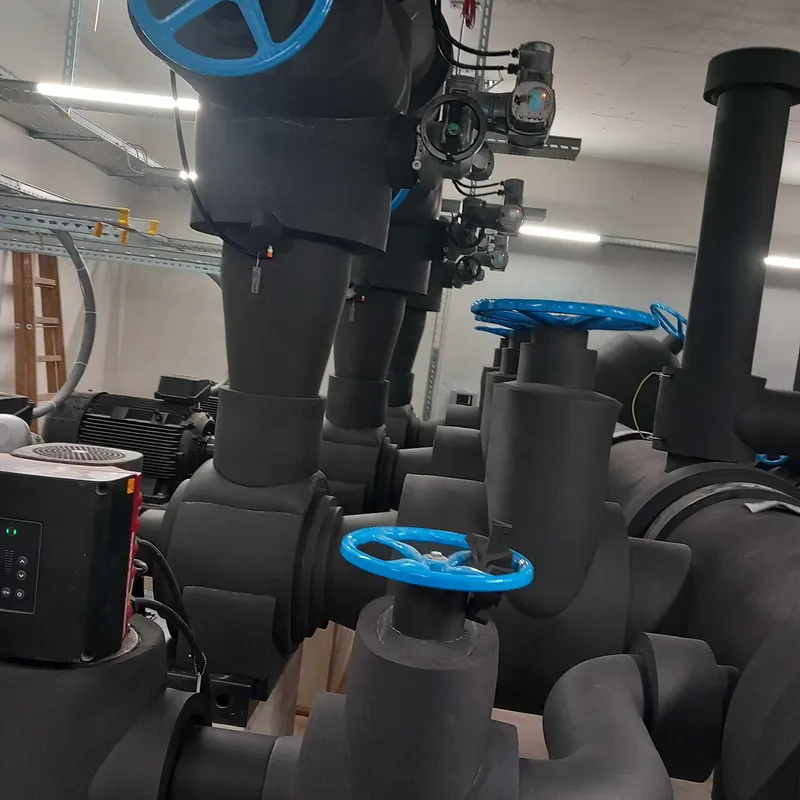 Szigetelt csővezetékek és tolózárak — Energie 360° AG, Zürich